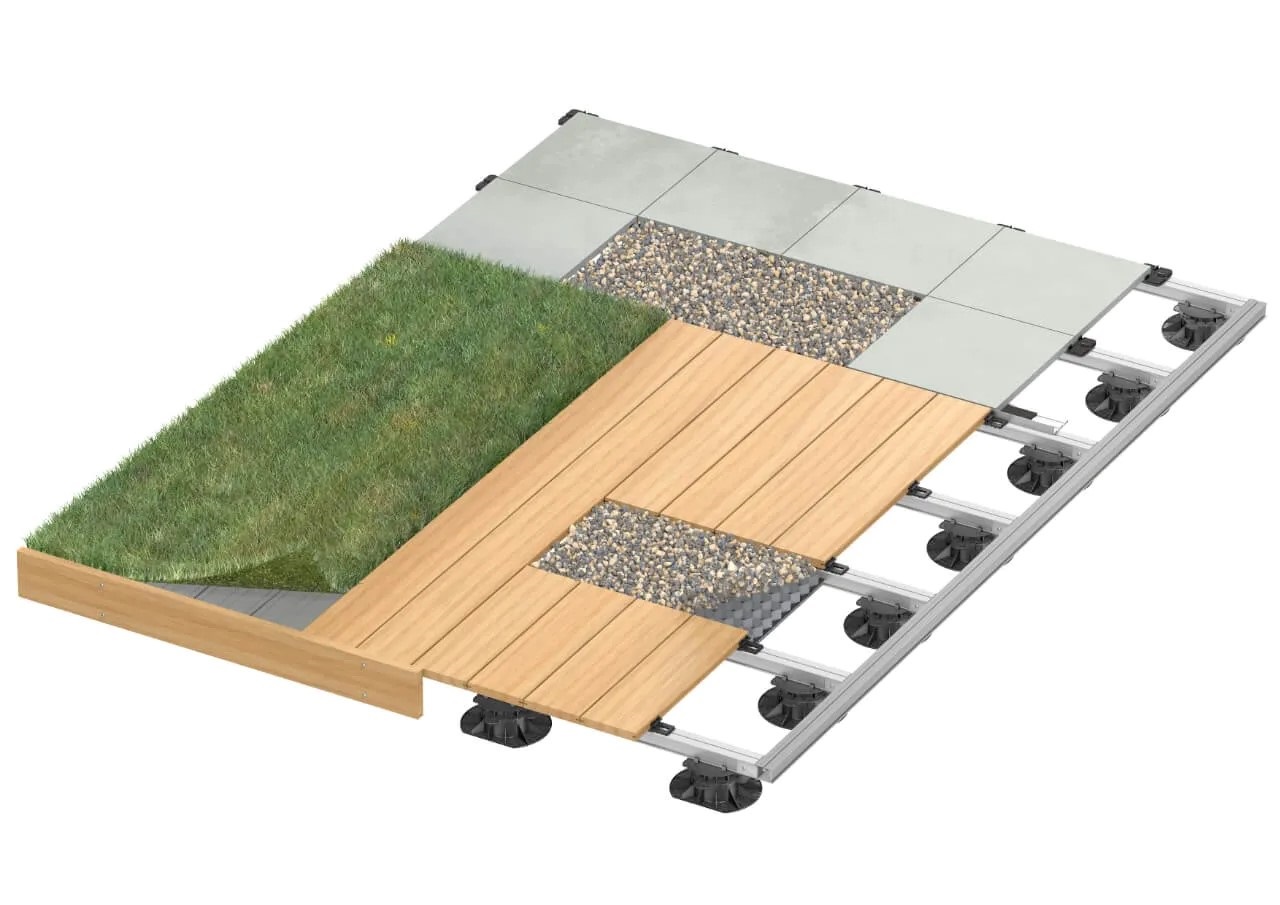 6xFfI6Xav1Lo3C Alu-Bodenprofil Cleverdeck 10x145x4000 mm Fassadenprofil Terrassenbelag Verkleidungsbelag