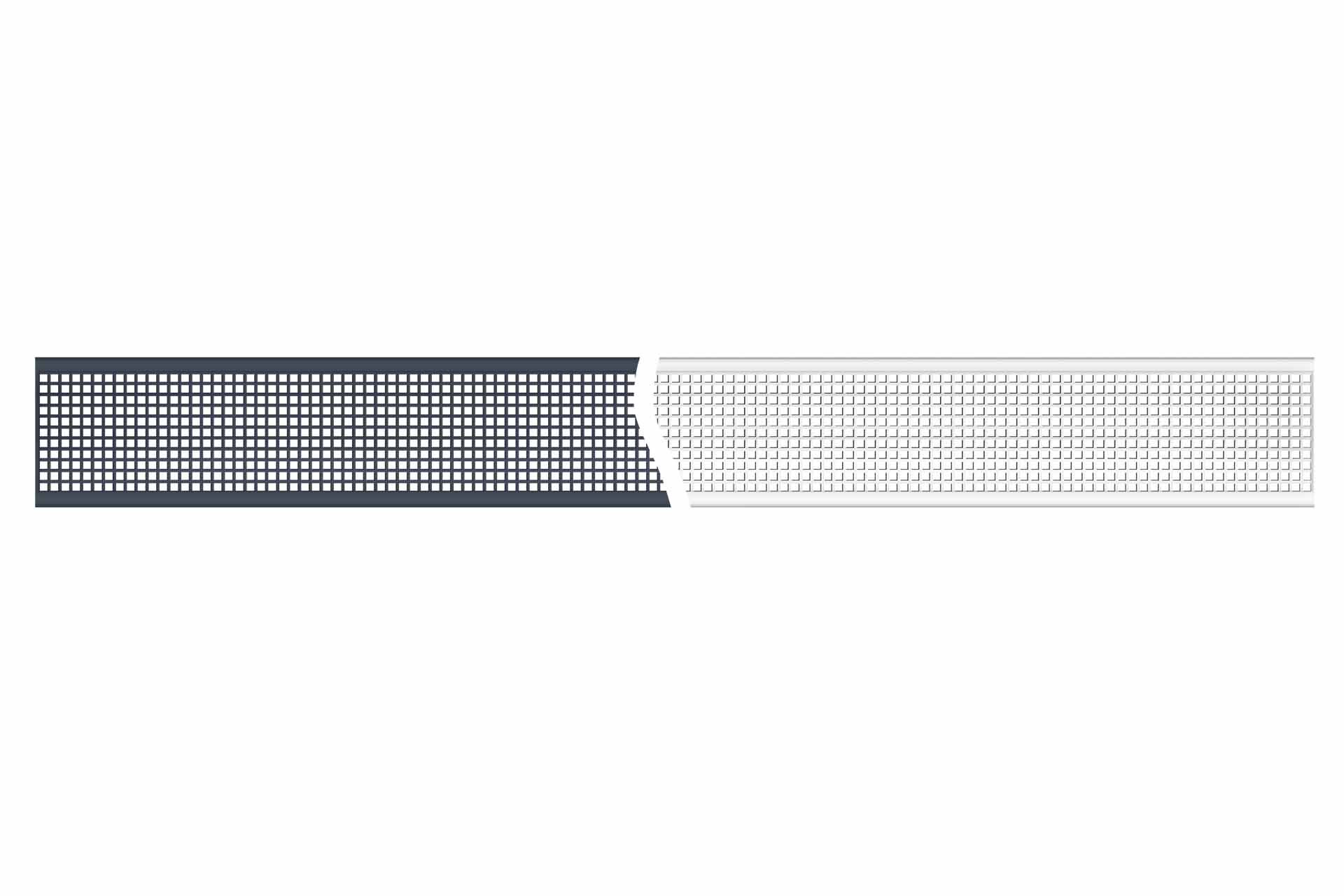 VIERODqQ5399hSCVH0 Design-Inlay ALU VIERO anthrazit für WPC-Steckzaun