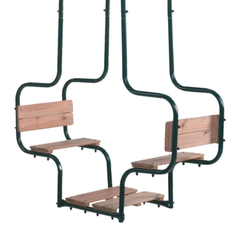 2e5kpo8gvqwj06ovh6x10lzm179xdn64 Doppelschaukel Metall COCOON Gondelschaukel Doppelsitzschaukel Sitzfläche Holz
