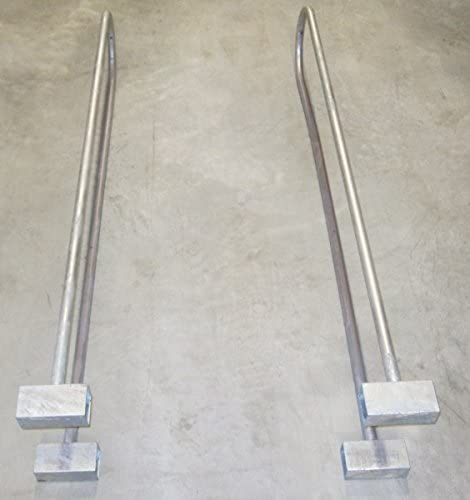 2 Stück Kaminholzständer Höhe 150 cm Holzstapelhilfe Kaminholzregal verzinkt Brennholz