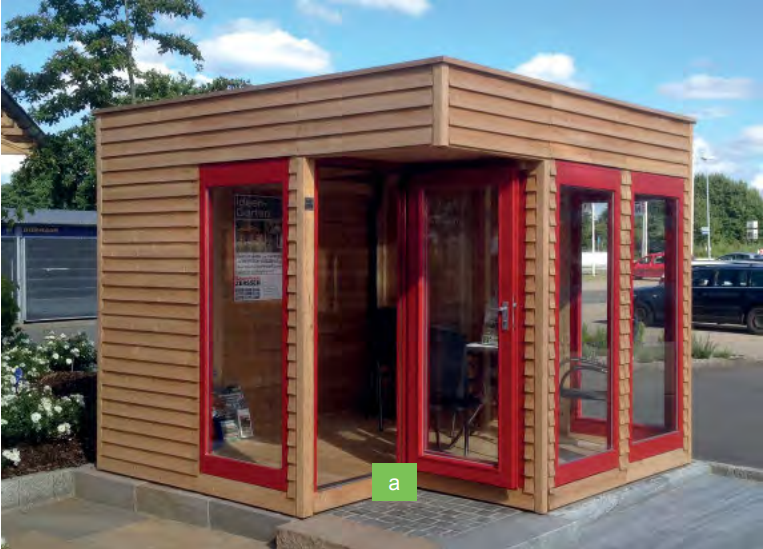 MH1-CUBO-3030 Premium Gartenhaus MH Cubo 3030