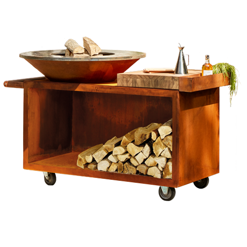 OFYR ISLAND CORTEN 100 PRO TEAKHOLZ