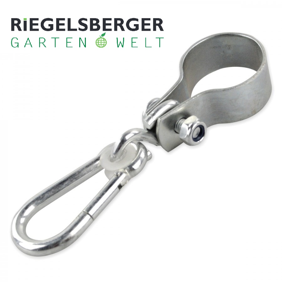 Schaukelschelle Ø 30 mm mit Karabiner für Rundstange Ø 3 cm Türreckstange Klimmzugstange