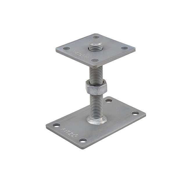 Pitzl Pfostenträger Gewindestangen Typ 11013., ZiNiP beschichtet