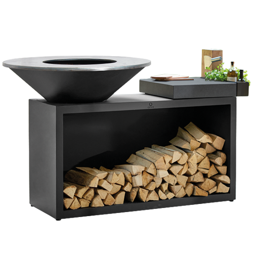 OFYR ISLAND CORTEN BLACK 100 KERAMIK DUNKELGRAU