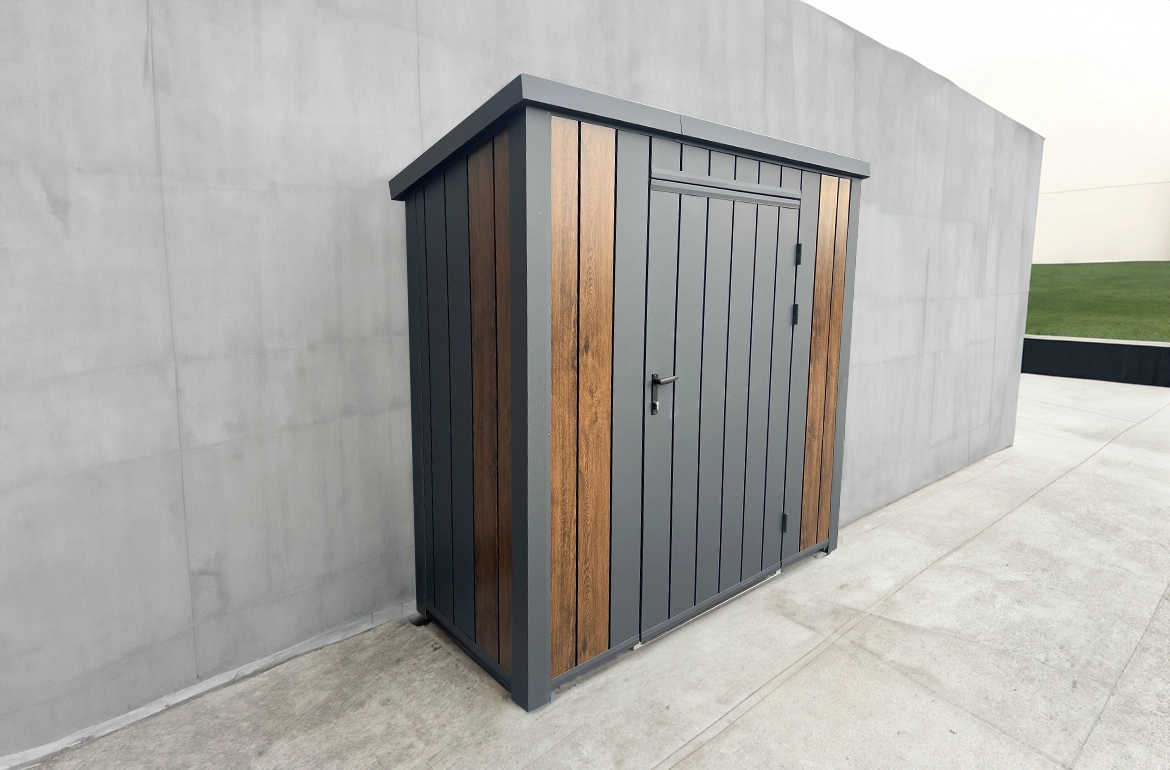 Moderner Metall-Gartenschrank HAYDEN