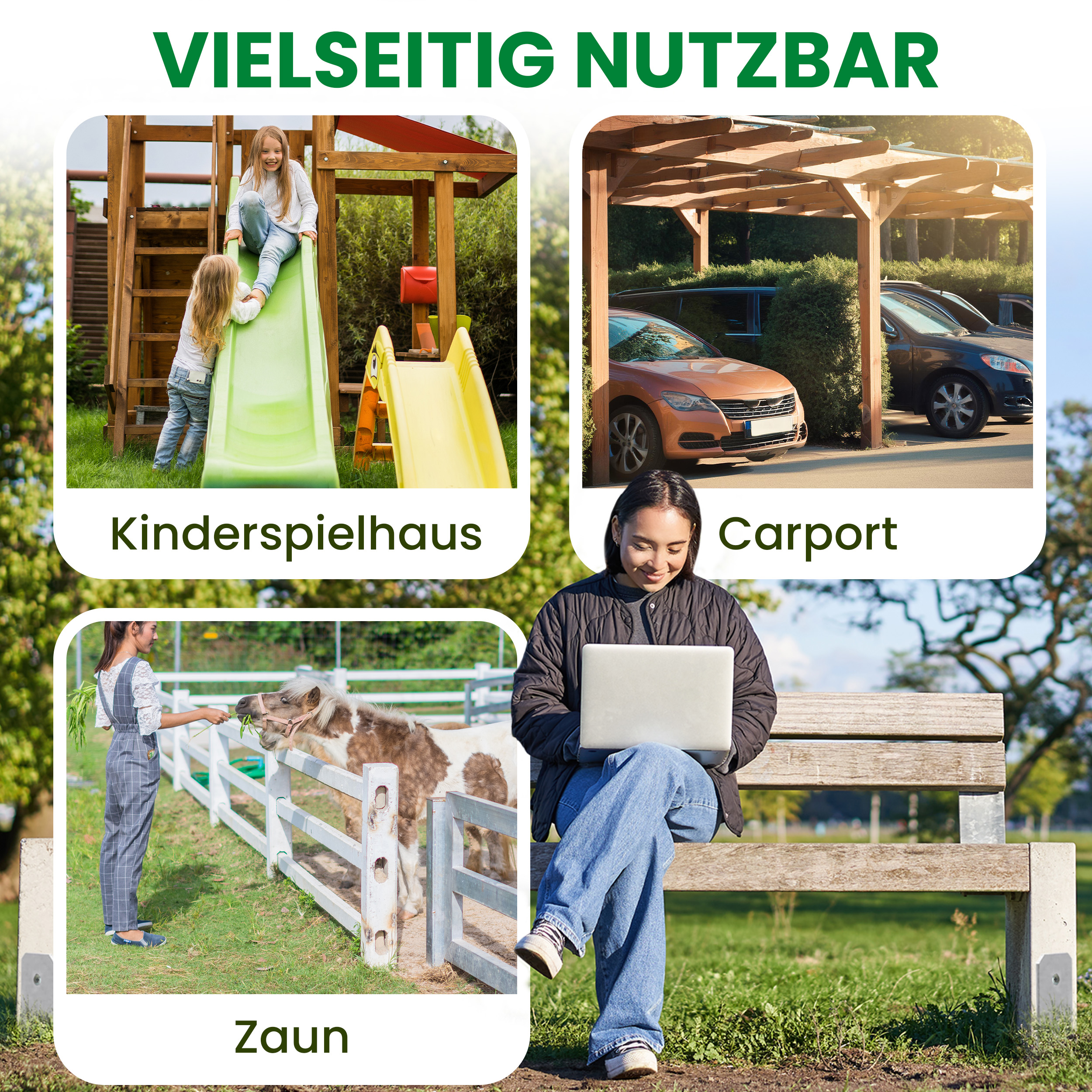 5Ej4Tl1pwFM9lT H-Pfostenträger 600 x 121 x 6 mm Bodenhülse Pfostenanker Pfostenschuh Anker Carport verzinkt