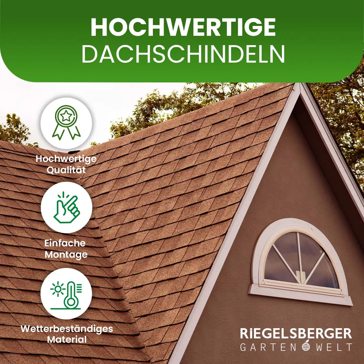 Bitumenschindeln 2 m²
