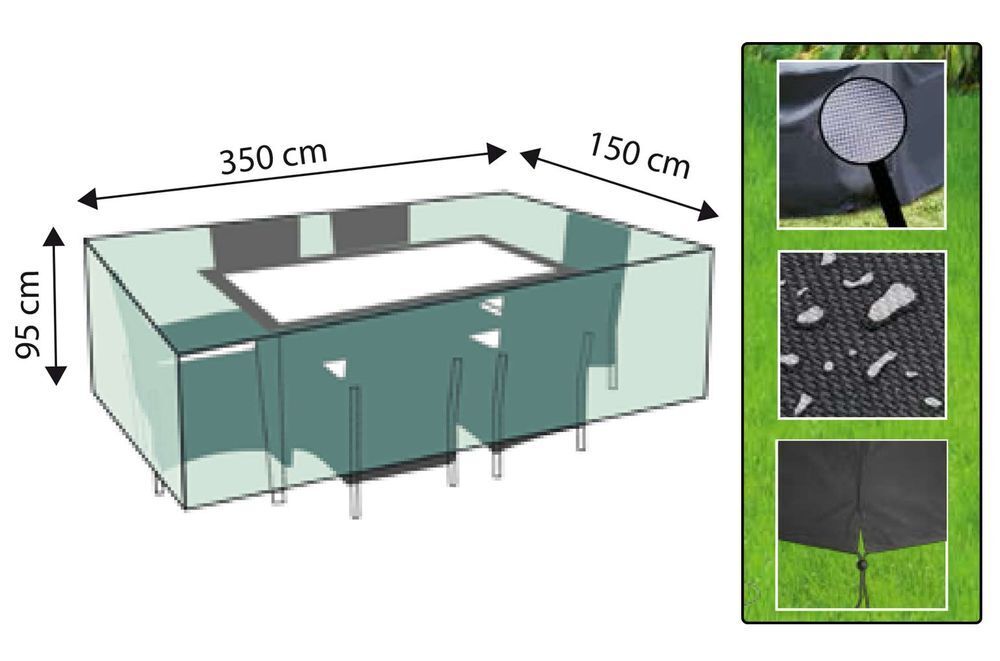 11xB5oe6t2q8ZwM Schutzhülle Abdeckung Plane Hülle für Gartenmöbel Lounge Sessel Abdeckhaube Gartengarnitur