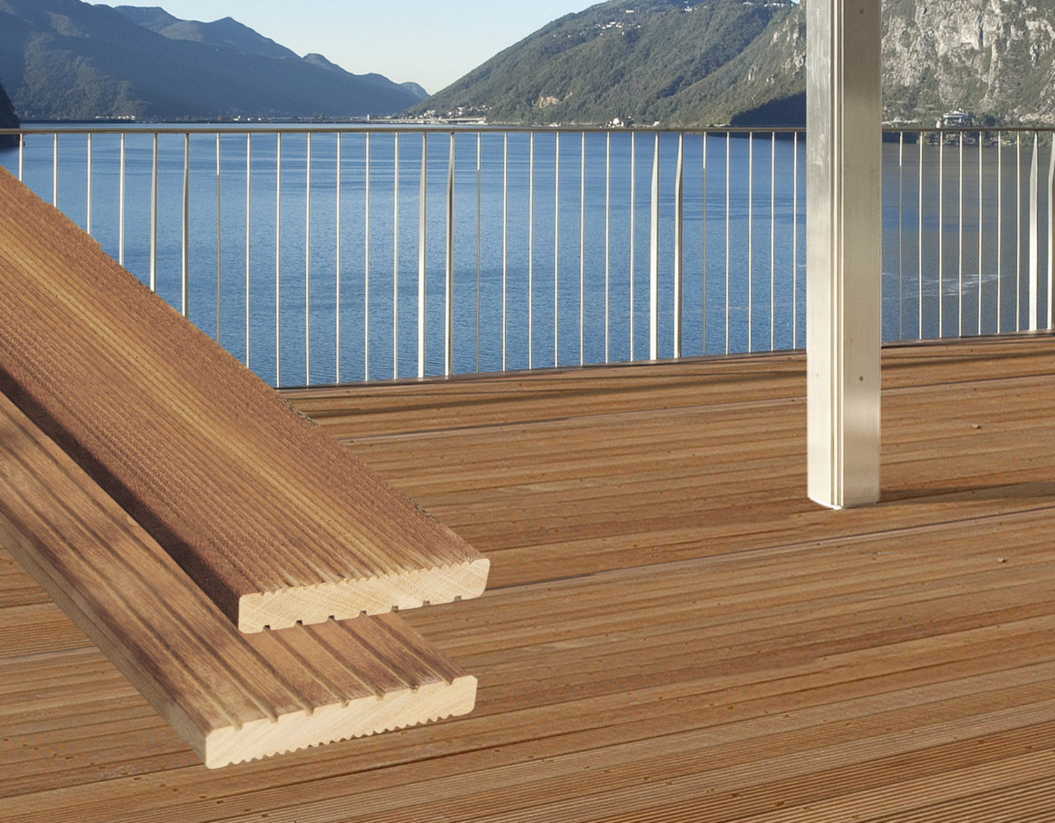 UnbenanntPHgVJXXKfYzfU8ONQWV2hm2ei6 Terrassendiele Bangkirai Premium 25x145 mm Kombiprofil Hartholz Terrassen Dielen Länge