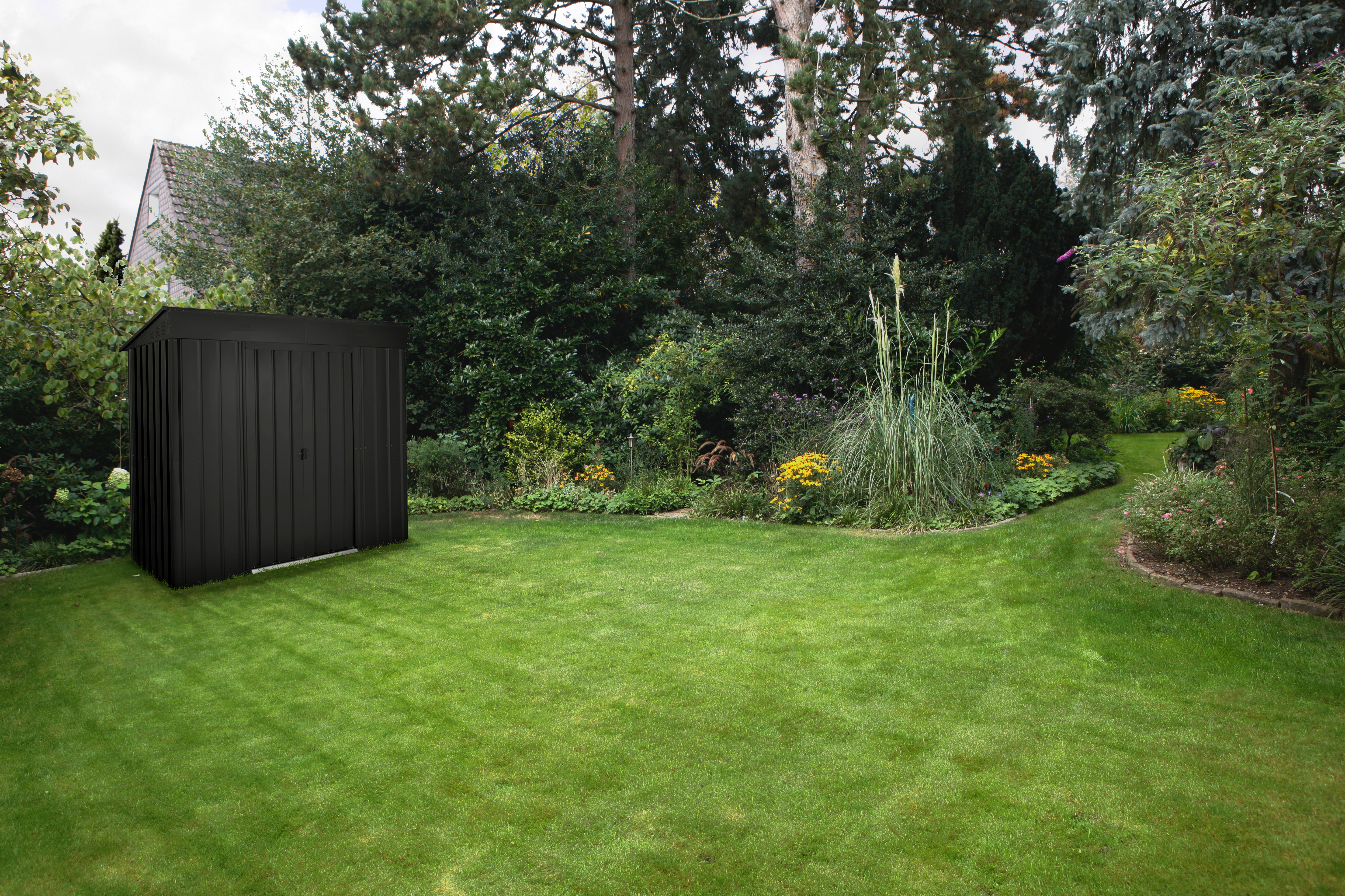 Gerätehaus Pultdach "Skillion" 84, anthrazit