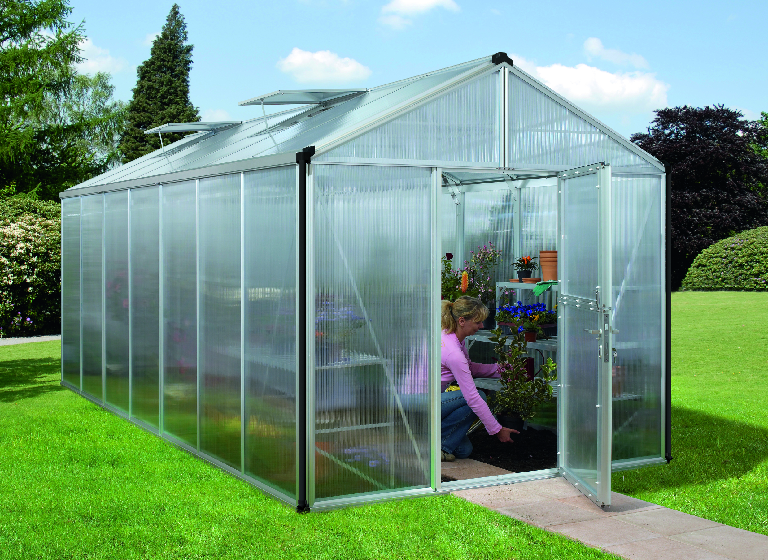 Gewächshaus Zeus 13800 HKP 16mm, alu