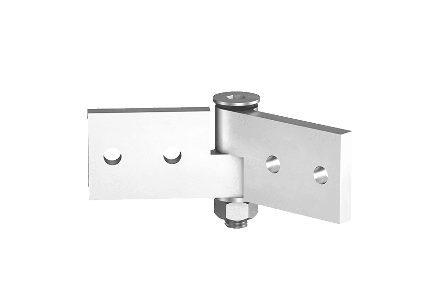 2D-Kopplung Pro für 45 x 23 mm Schwerlastgelenke bis 287°
