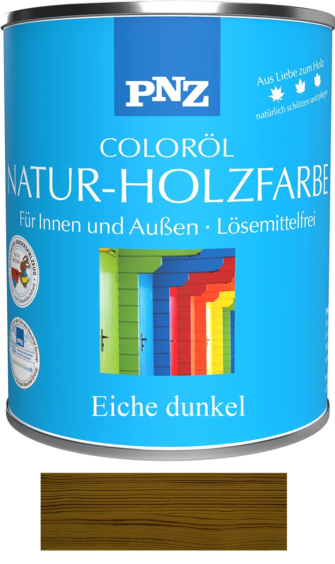 Eiche-dunkel PNZ Natur-Holzfarbe Coloröl, Gebinde: 2.5L, Farbe: Eiche Dunkel
