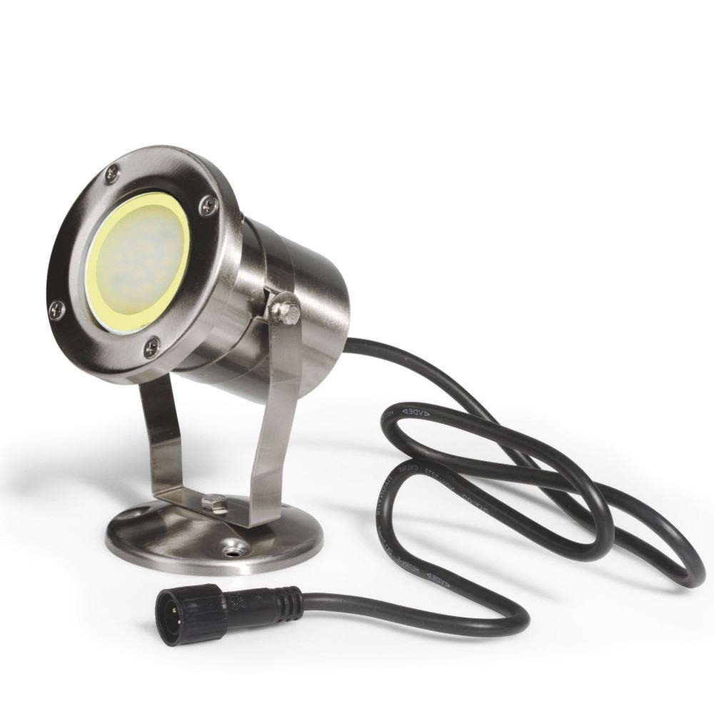 LED Edelstahl-Unterwasser-Außenstrahler 6,5 W NAUTILUX Teichbeleuchtung