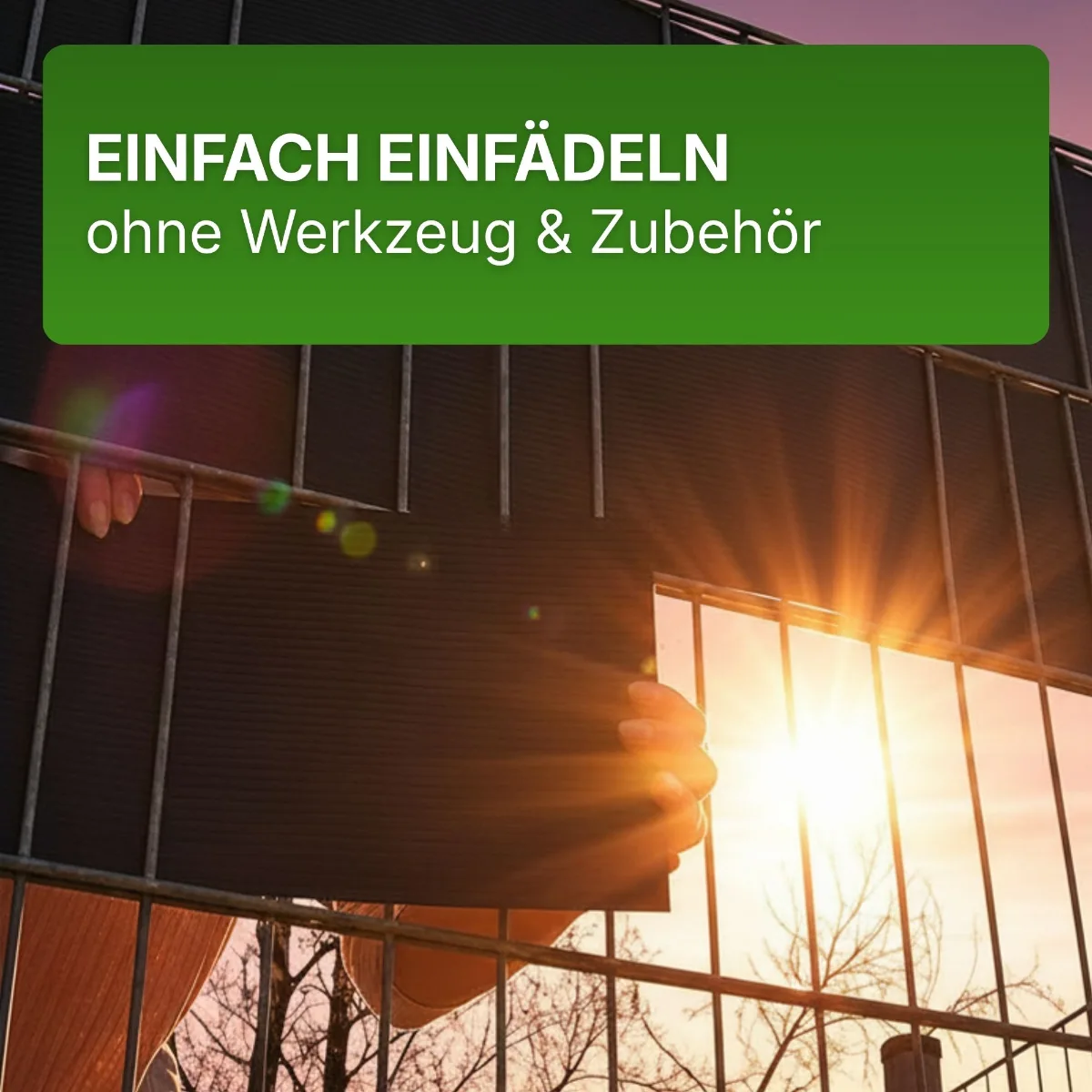 PREMIUM PP Sichtschutzstreifen für Doppelstabmatten 2535 x 190 x 1,35 mm Sichtschutz
