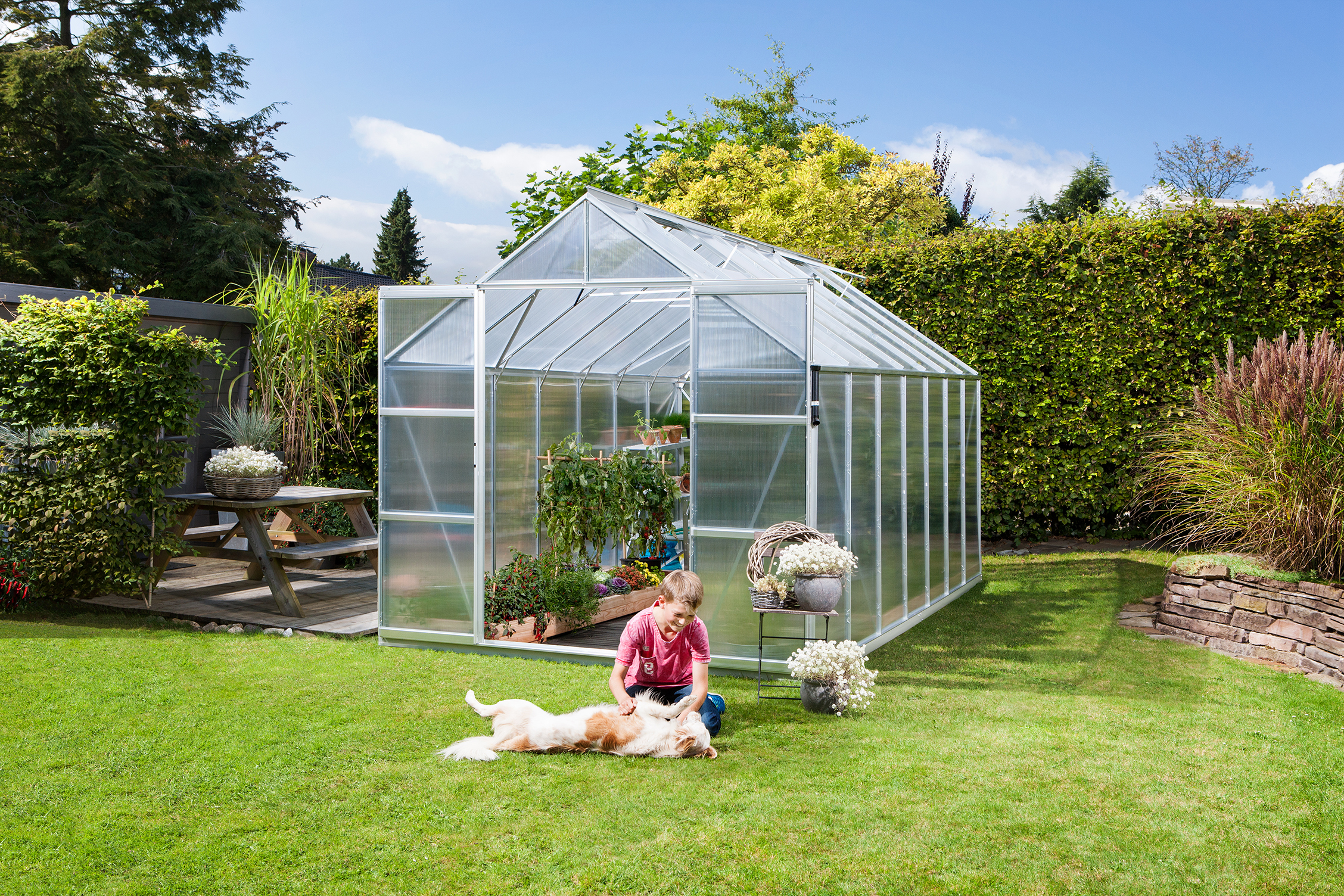 Gewächshaus Uranus 11500 HKP 6mm, alu