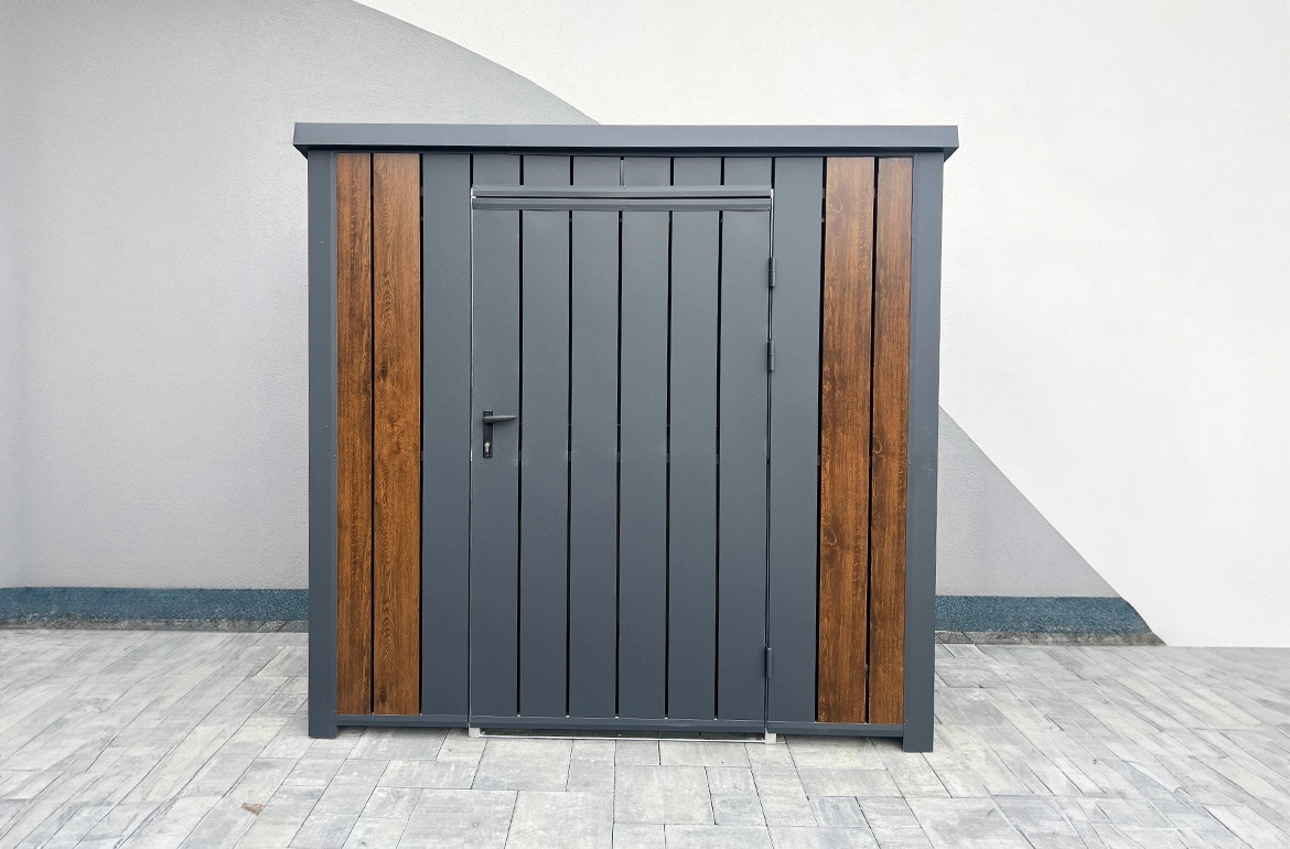 Moderner Metall-Gartenschrank HAYDEN