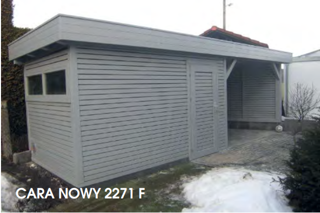 Cara-Nowy-2271-F Premium Gartenhaus Cara Nowy 2271 F