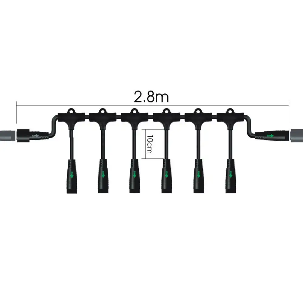 Steckverbinder 230V wasserdicht • Kabelverbinder mehrere Ausgänge • IP67 PRO CONNECT