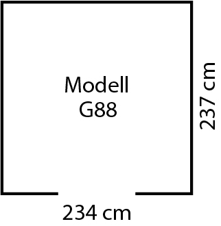 Gerätehaus Gartenmanager "Dream" 88, silber metallic