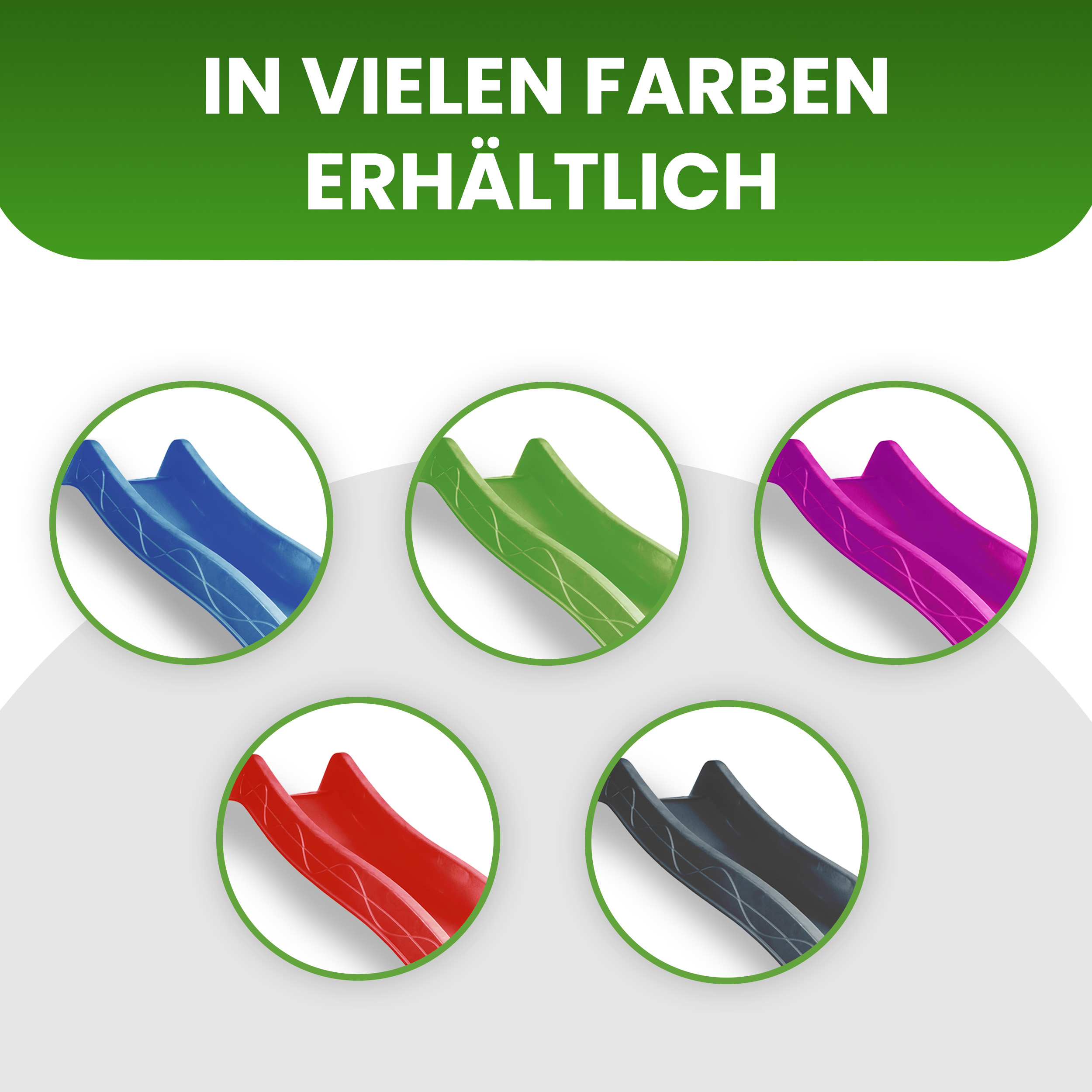 Wellenrutsche 290 cm mit Wasseranschluss Anbaurutsche für Podesthöhe 150 cm für Spielturm oder Schaukel