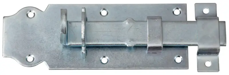 Schlossriegel gerade mit Schlaufe 140mm (Stahl verzinkt (1 Stück) - 686 50 42 75)