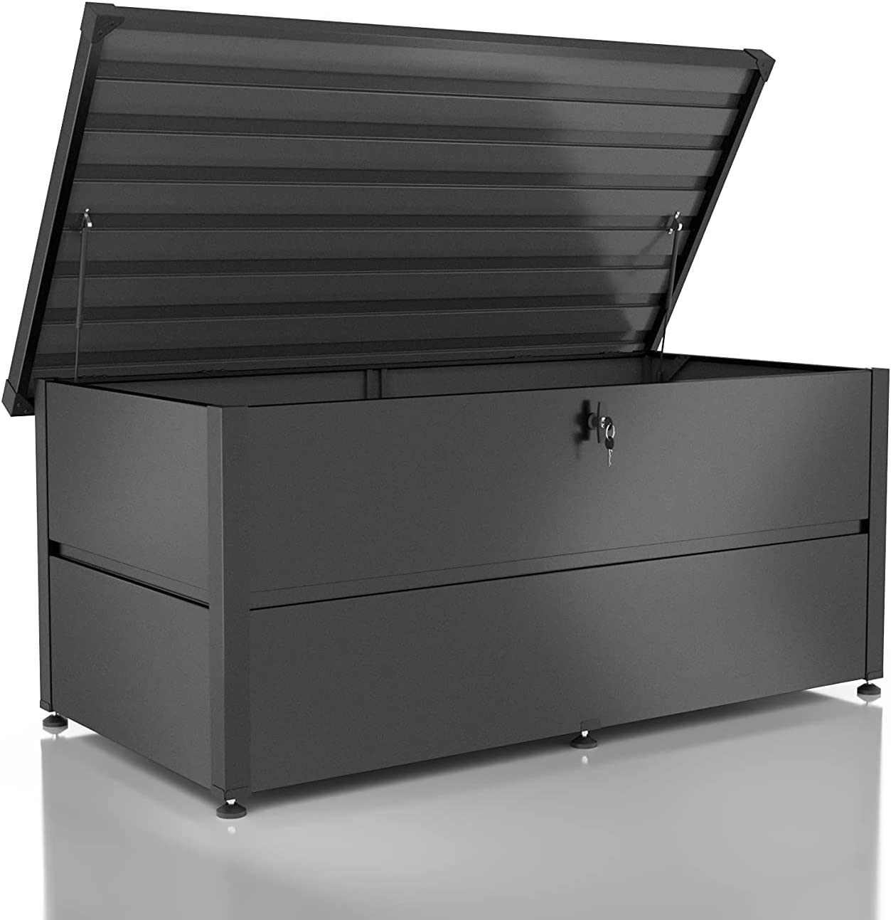 Hauptfoto79maO0bKxaw0W Gartenbox aus Metall Kissenbox Wetterfest Gartenkiste Aufbewahrungsbox