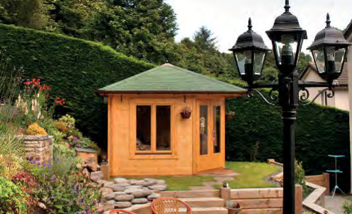 Panta11-2 Premium Gartenhaus Panta11 340 X 340