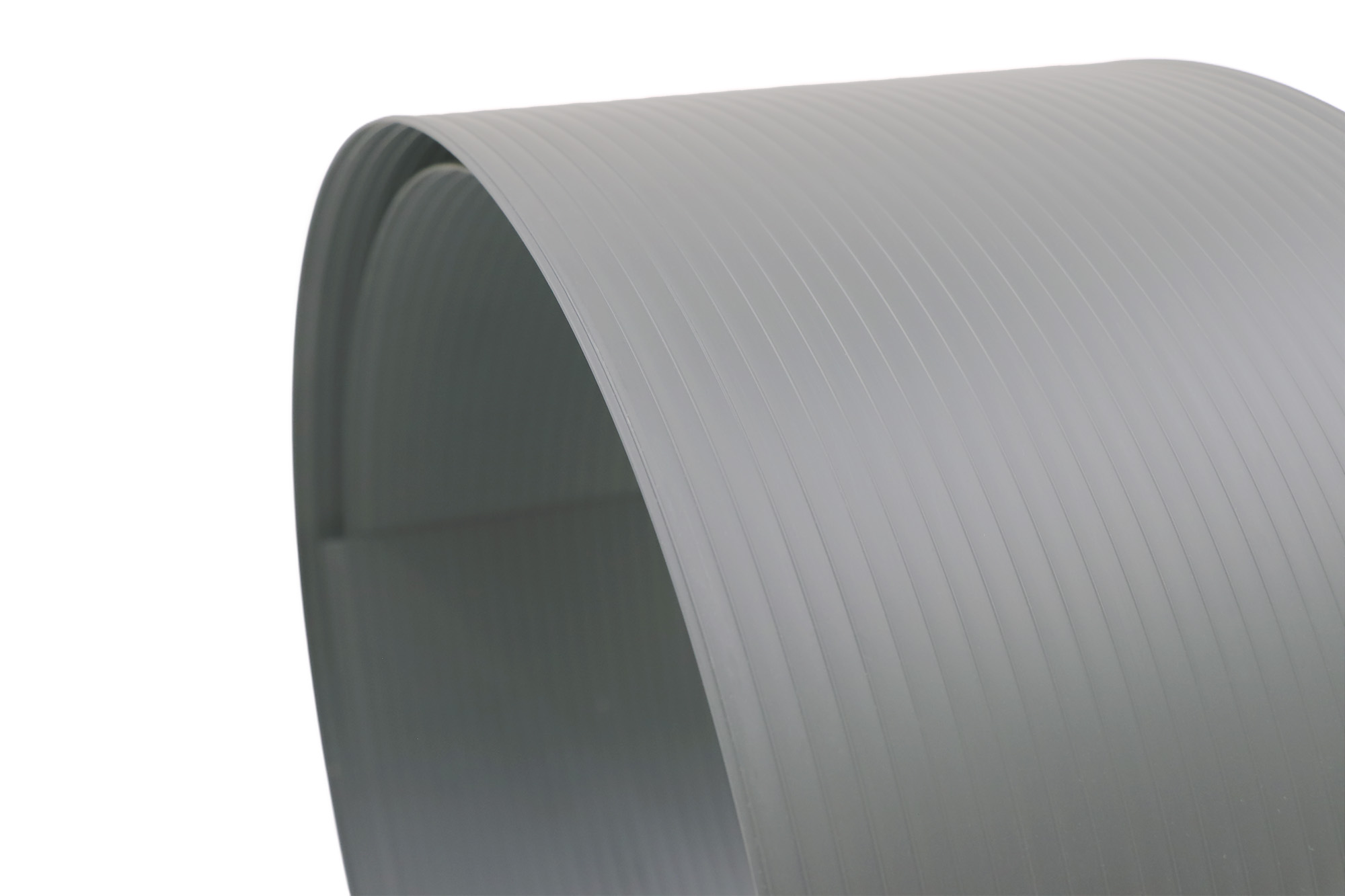Sichtschutzstreifen_RAL-7035_Lichtgrau_01 PREMIUM HART PVC Sichtschutzstreifen für Doppelstabmatten 2525 x 190 x 1,35 mm Sichtschutz