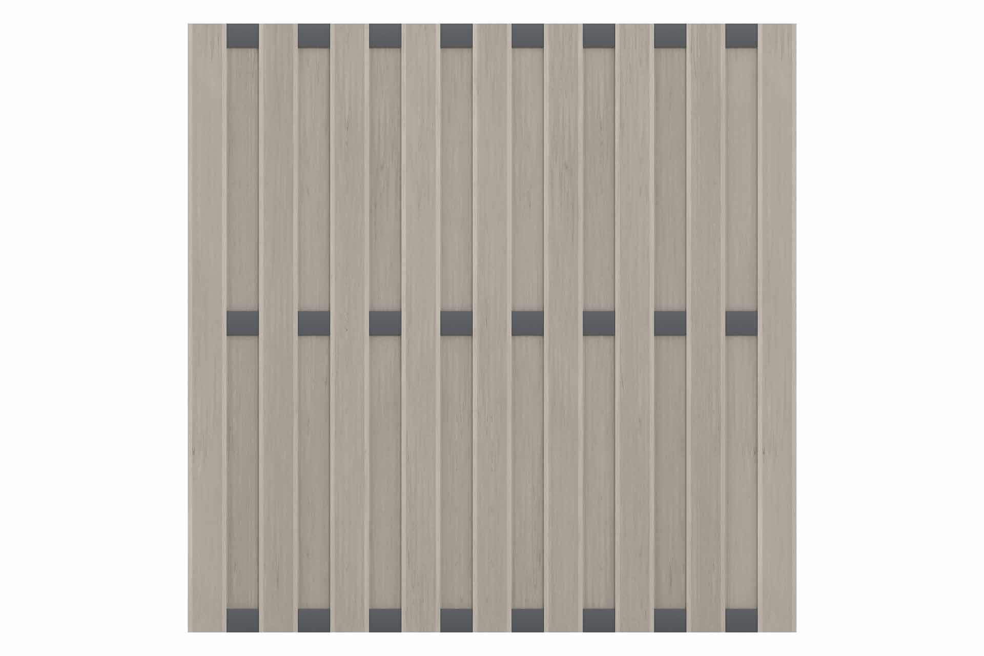 FABO-sand Sichtschutz WPC FABO DIY-Zaun 180x180 cm sand