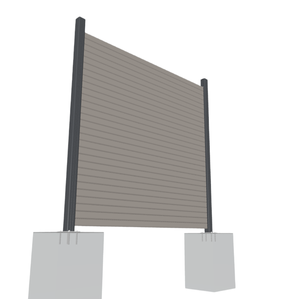 ALU-Rhombuszaun-terragrauqyWQTJoTXpzx7 Aluminium Rhombuszaun ALU 180x180 cm terragrau Sichtschutz Steckzaun