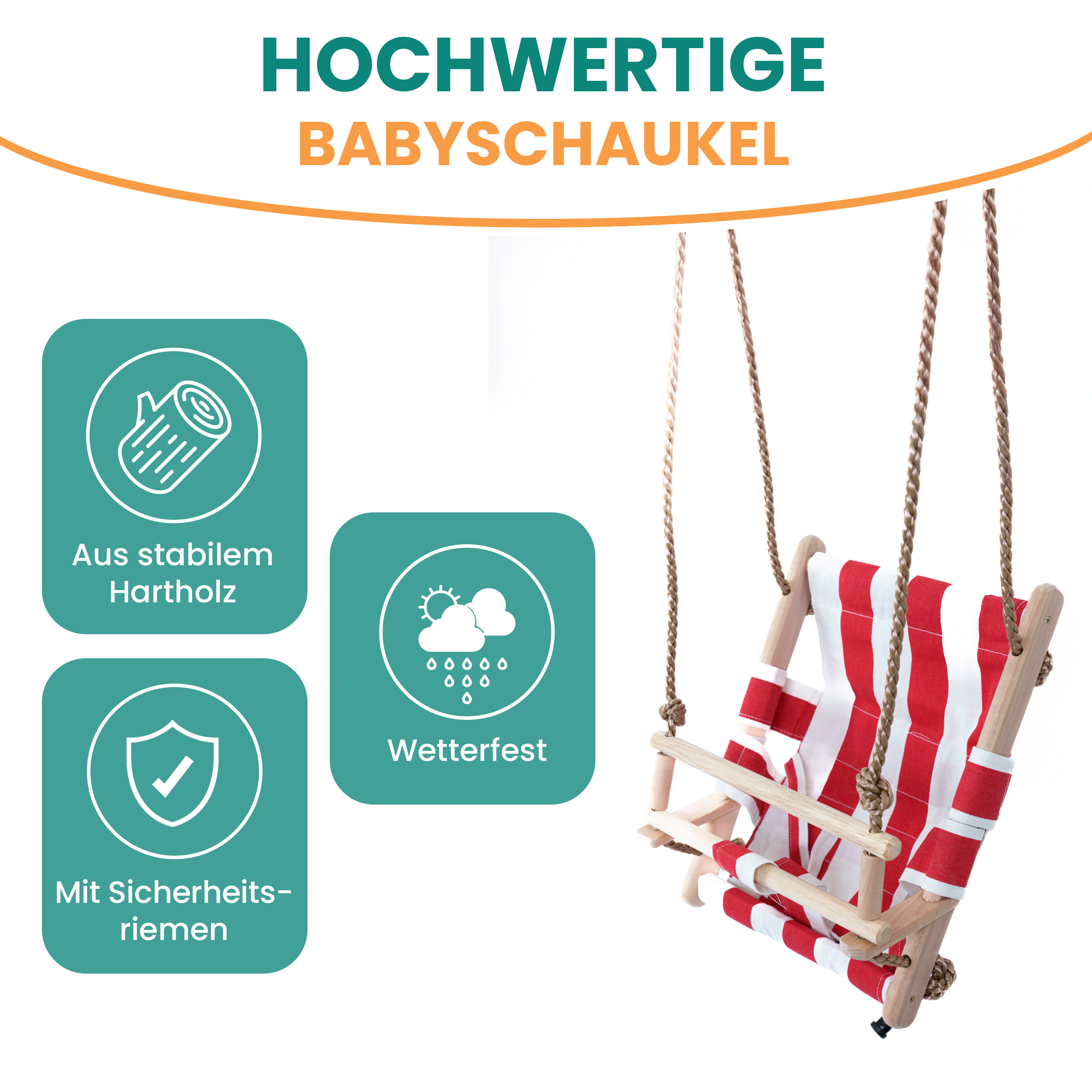 2VzxTxBFZ7hVZF Babyschaukel Puppenschaukel Kapitän Babysitz Schaukelsitz
