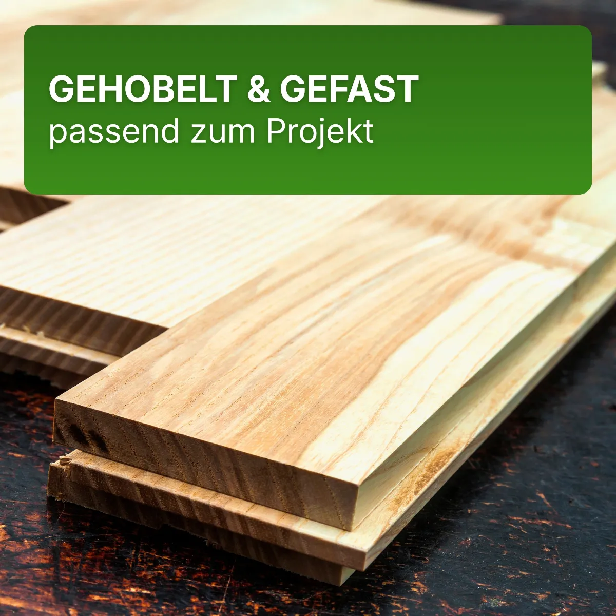 Konstruktionsholz 35x55 mm Lärche natur Latten 4-seitig glatt