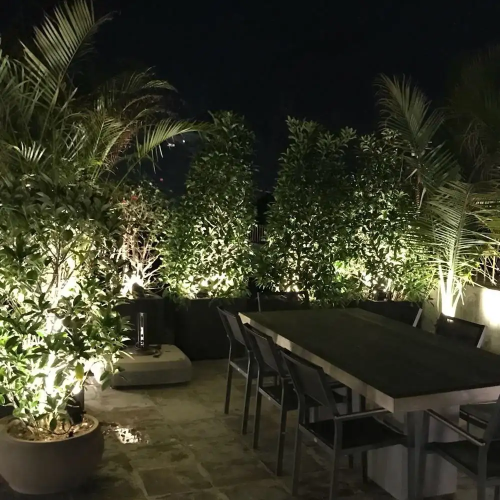 LED Gartenstrahler TARGET 30 W mit Erdspieß wasserdicht für Außen