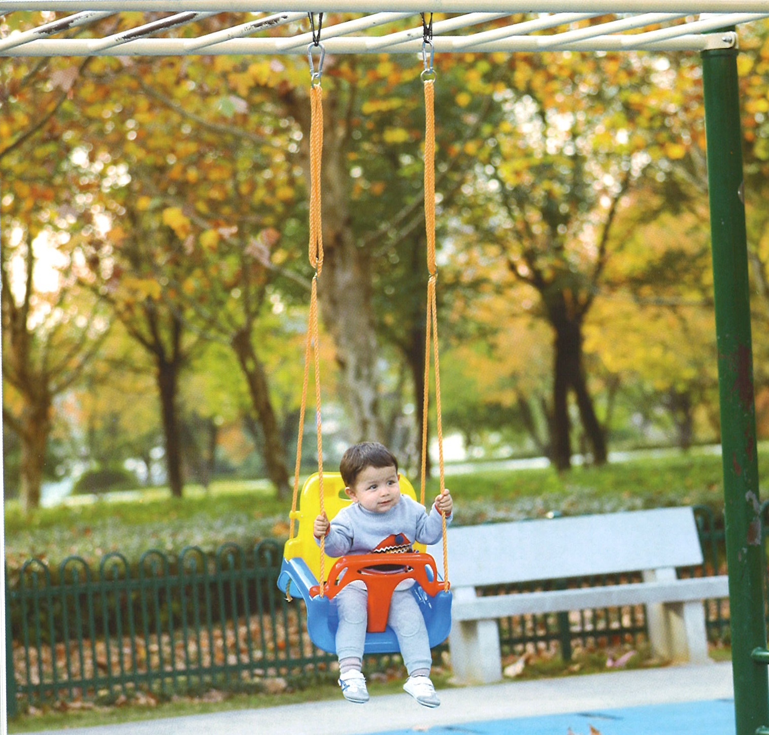 RIE5001_07lznizGFv0fJ2y Premium 3in1 Sitzschaukel für Kleinkinder, Kinder und Jugendliche Babyschaukel Babysitz Outdoor blau