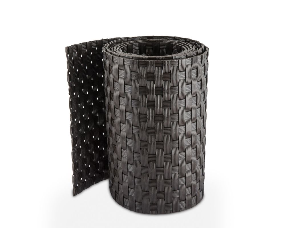 365_9 PREMIUM Sichtschutzstreifen RATTAN 2550x190x4 mm für Doppelstabmatten
