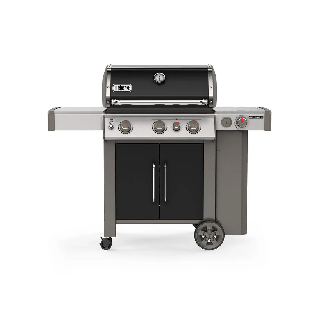 Weber Genesis II EP-335 GBS Black – Premium Gasgrill mit Sear Station & Seitenkocher