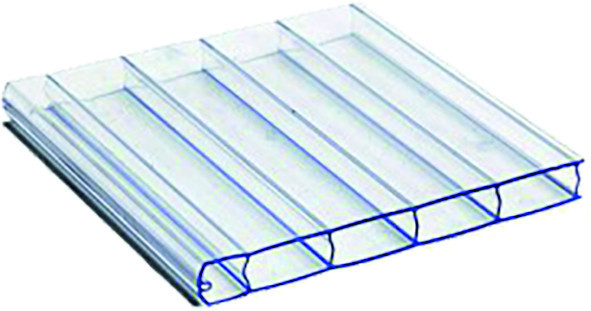 extra-klar Terrassenüberdachung mit Polycarbonat