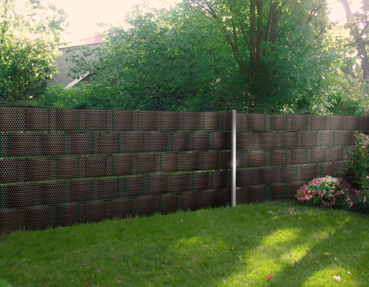 RD02-RD_129dImz3NQiimr PREMIUM Sichtschutzstreifen RATTAN 2550x190x4 mm für Doppelstabmatten