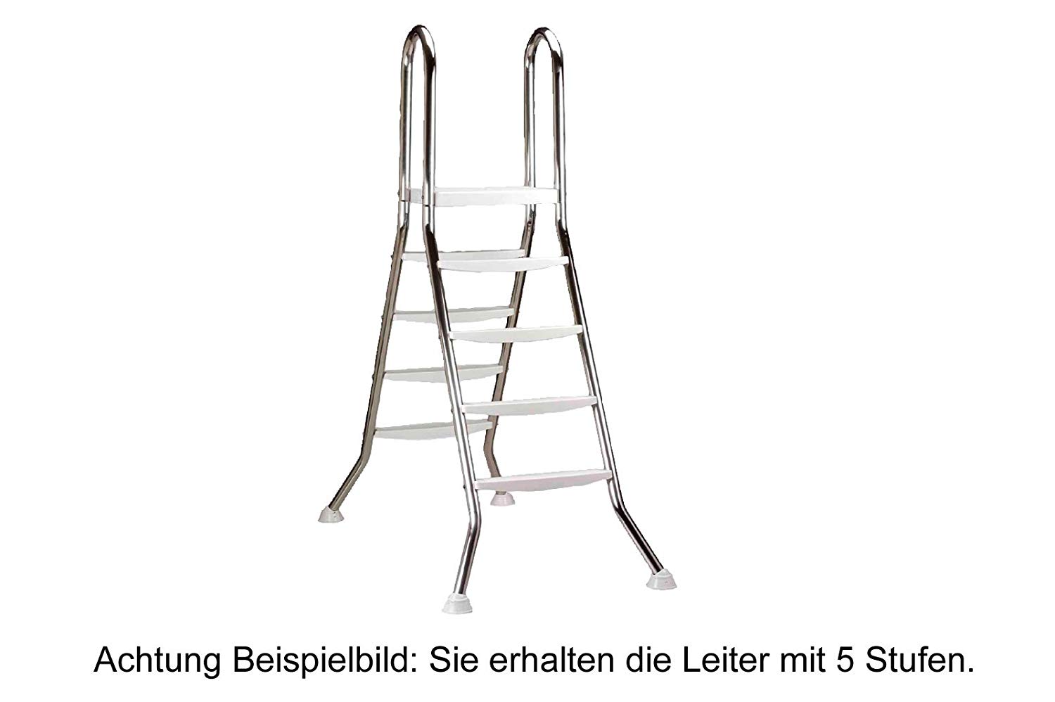 MyPool Edelstahl Hochbeckenleiter 1,50 m
