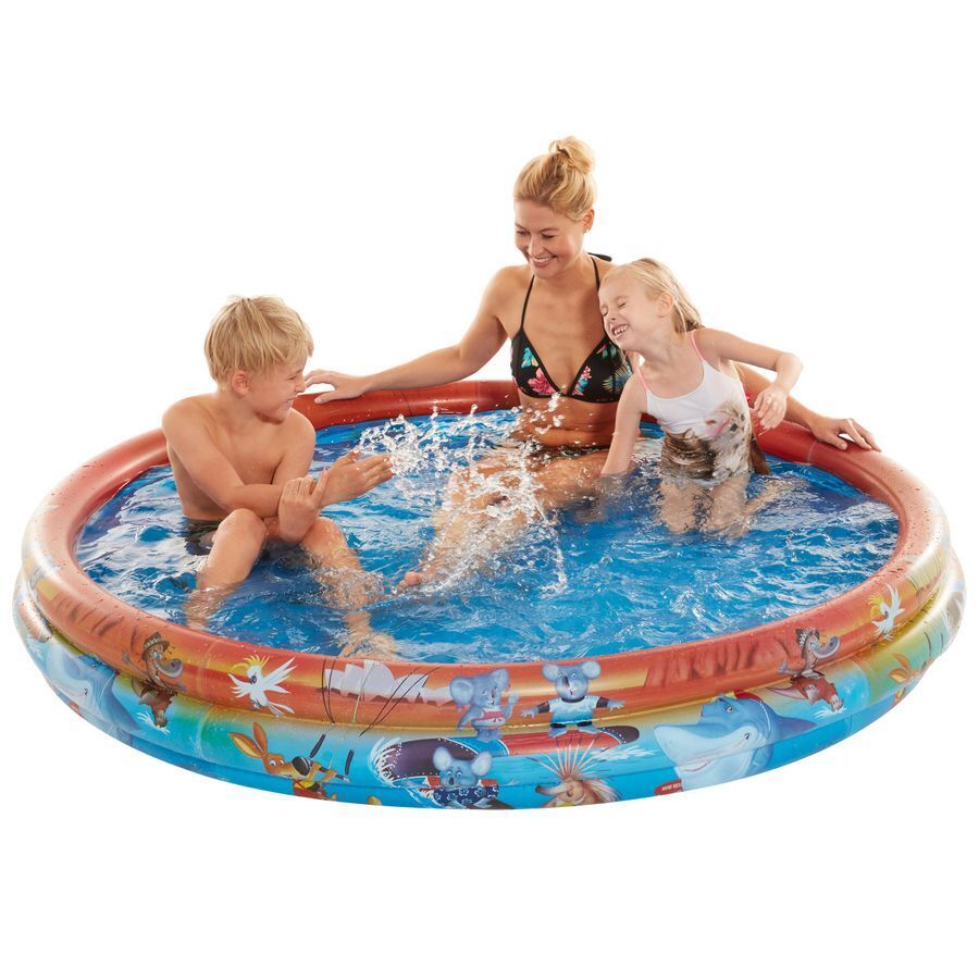 s-l16002jscaS7adLJa7 Planschbecken Down Under Kinder Pool aufblasbar Outdoor Kleinkind Baby Becken