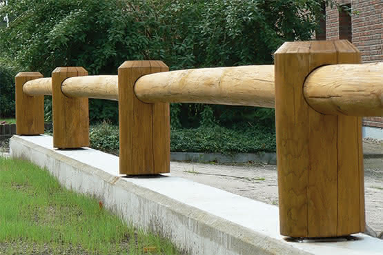 laerchenpalisaden_mit_palisaden_laerche_joda_artikelbilddondX83M1qj7z Palisade Ø 12 cm Lärche natur Rundholz gefast Pfosten Schneefangstange Holzpalisade