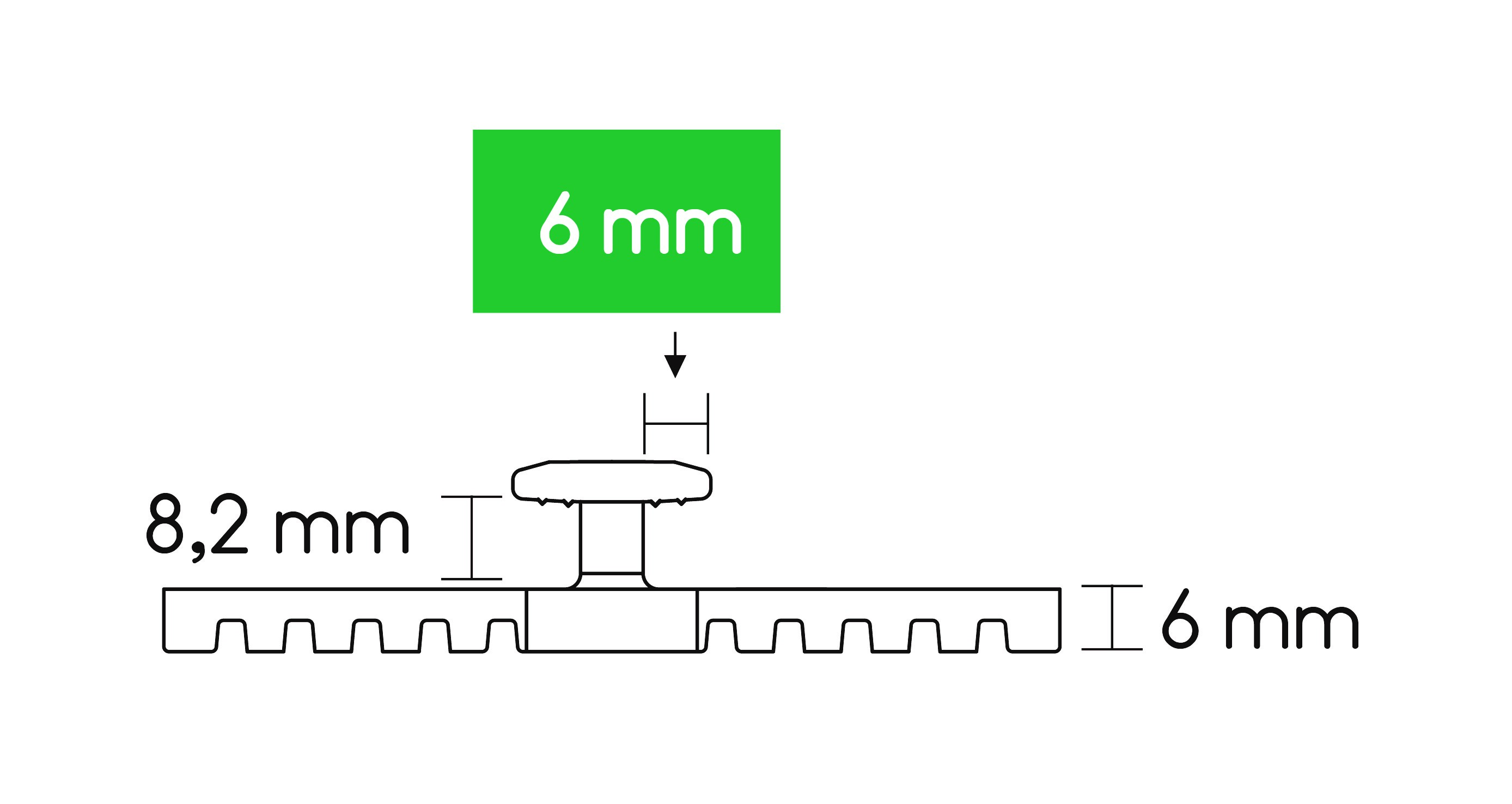 Zeichnung-Terraflex-N6 Terraflex N9, verschieden Variationen