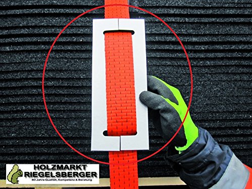 RIE1929 PREMIUM Gurtschoner 250x100x8 mm schwarz, sehr stabil, aus Anti-Rutschmaterial