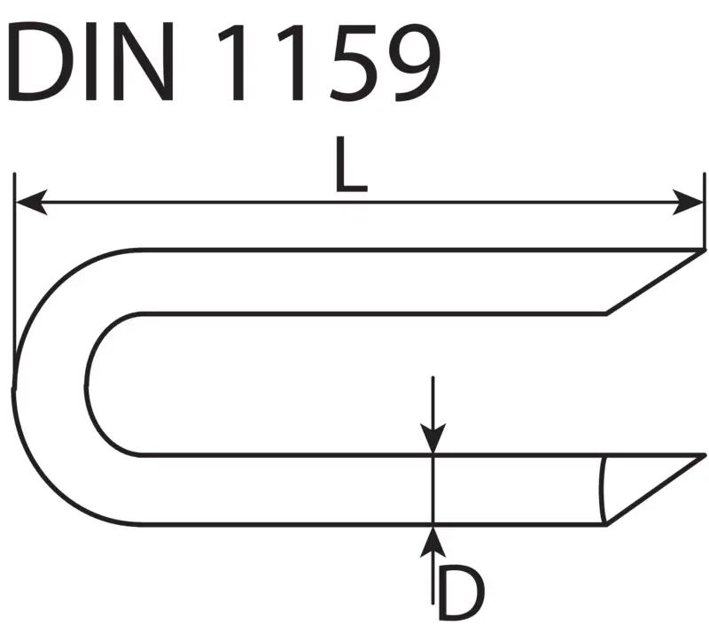 Krampen 3,1x31 Stahl feuerverzinkt (1,0 (kg) - 978 431 31 70)