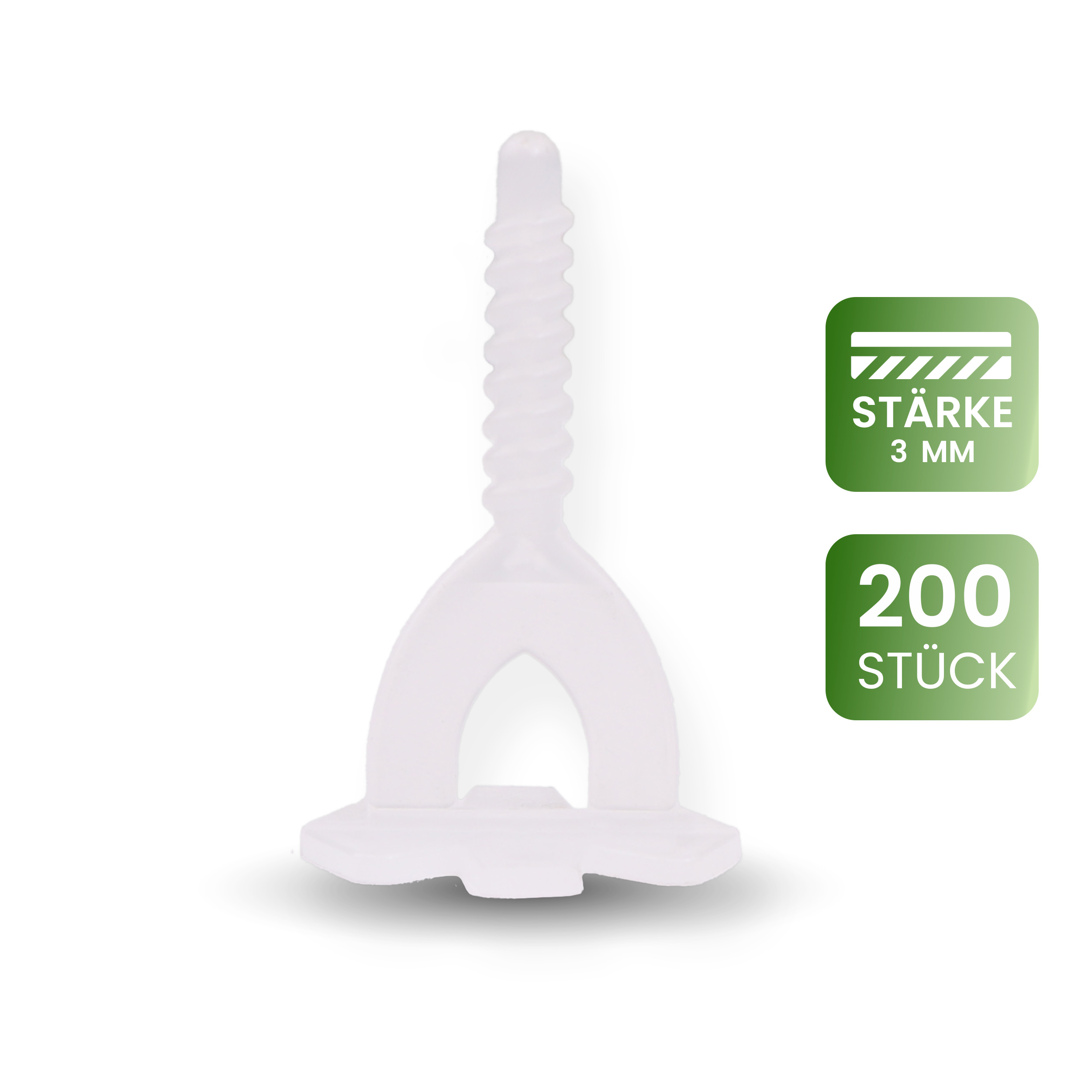 1_200bZoVDjFJSagE8 200 Stück Gewindelaschen für 3 mm Fugenbereite Nivelliersystem Fliesenverlegehilfe