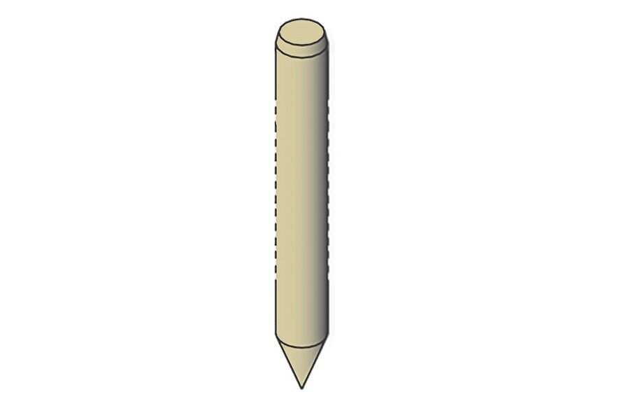 s-l16001 Palisaden Ø 6 und 8 cm Beetumrandung verschiedene Längen Rasenkante Holz-Pfosten KDI Pfahl
