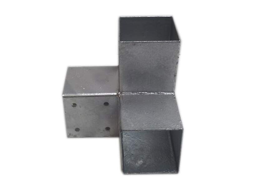 eldc3IZs4qnmQ7 Holzverbinder Balken 90x90 mm Pfostenecke Pfostenverbinder Verbinder aus Stahl verzinkt