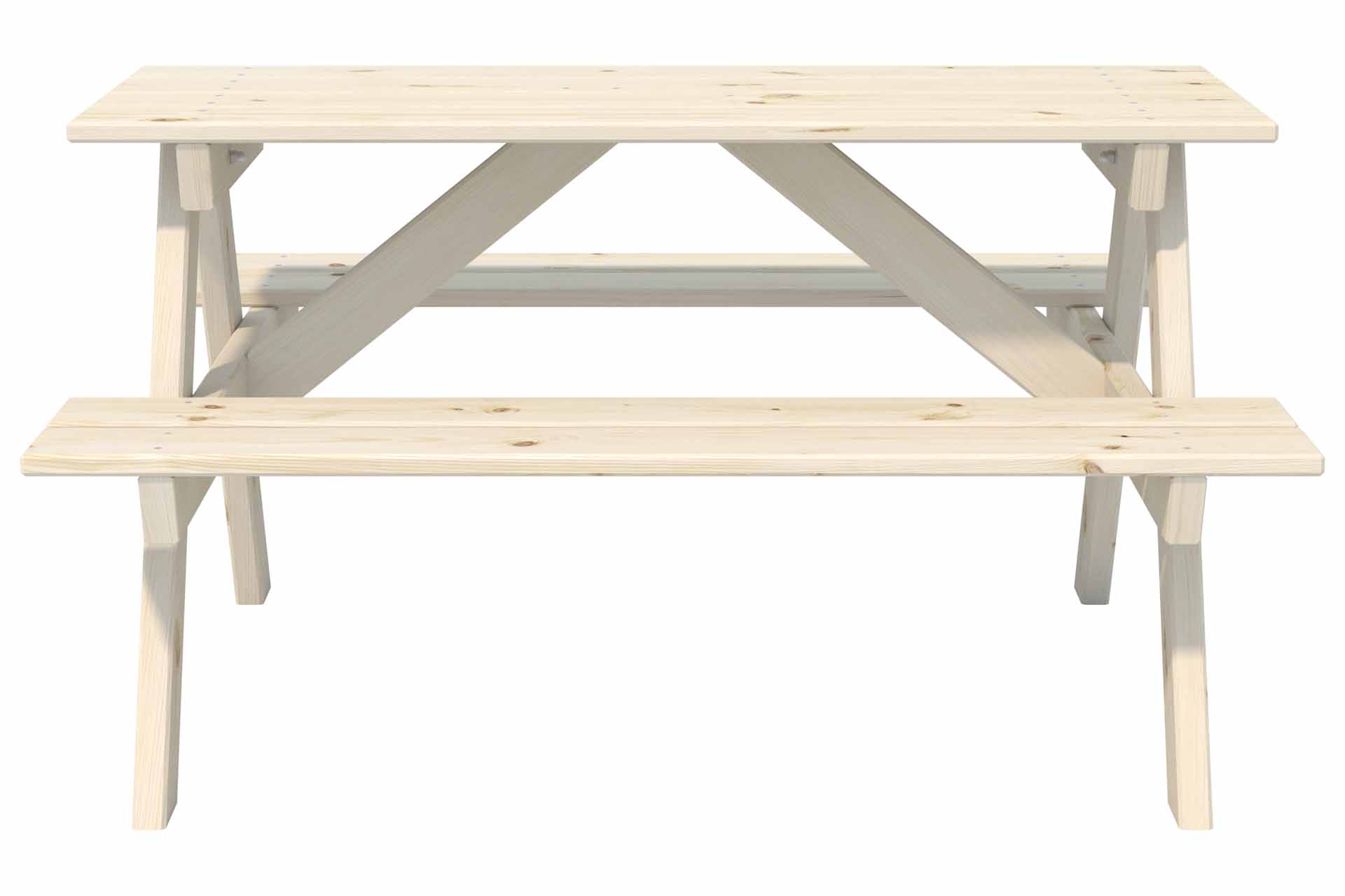 70402-W2 Picknicktisch für Kinder Tisch mit Bank XL Kindergarnitur